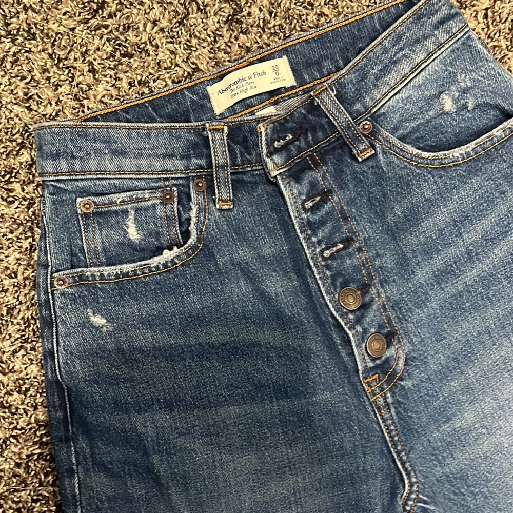 Abercrombie & Fitch curve love ultra high rise. Size 25/0